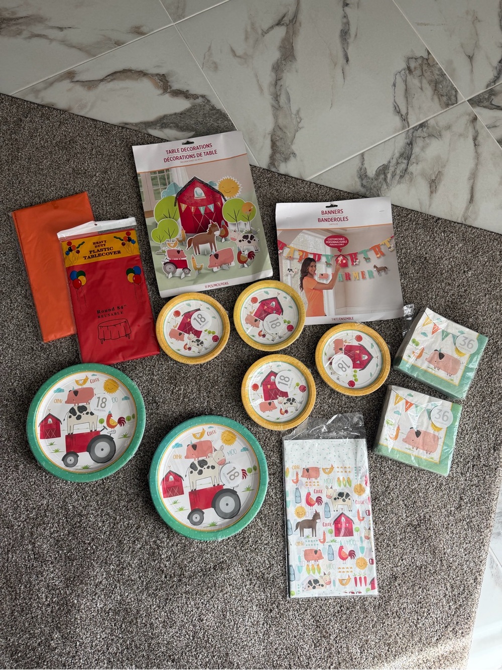 Farm Barn Yard Little Kids’ Birthday Theme Lot
